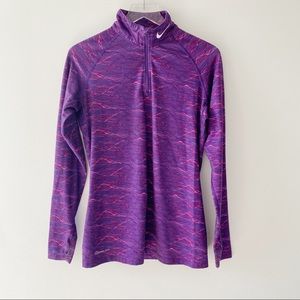 Nike Pro Combat Dri-Fit Running Half-Zip Jacket